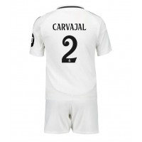 Real Madrid Daniel Carvajal #2 Domaci Dres za djecu 2024-25 Kratak Rukav (+ Kratke hlače)